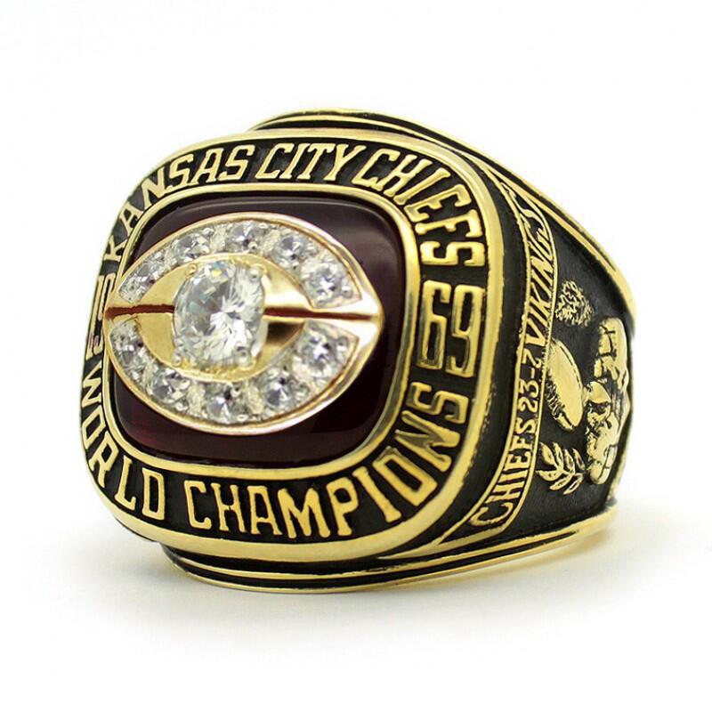 1969 Kansas City Chiefs Super Bowl Rings Championship Replica Ring