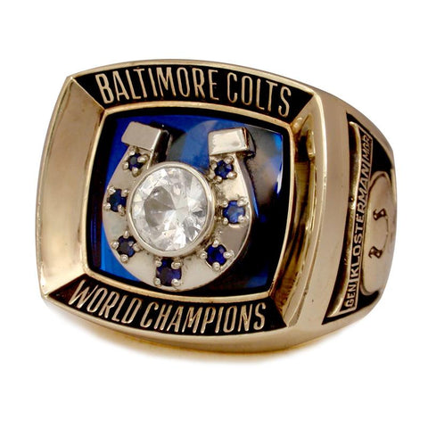 1970 Baltimore Colts Super Bowl Rings Championship Replica Ring