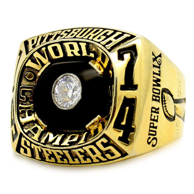 1974 Pittsburgh Steelers Super Bowl Rings Championship Replica Ring