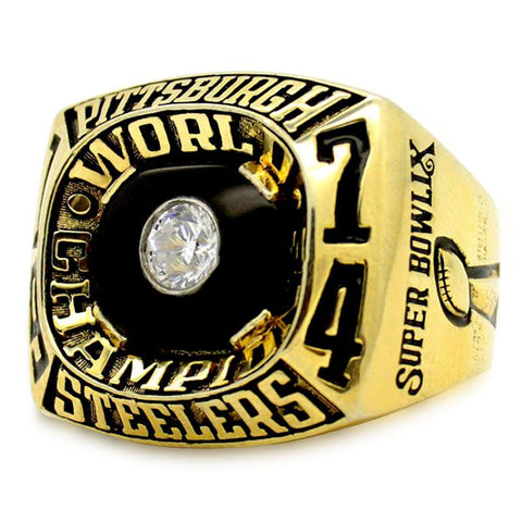 1974 Pittsburgh Steelers Super Bowl Rings Championship Replica Ring