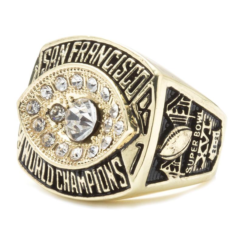 1981 San Francisco 49ers Super Bowl Rings Championship Replica Ring