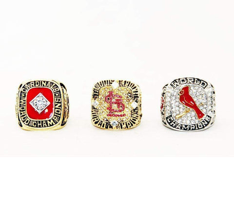 1982/2006/2011 St. Louis Cardinals Rings Set