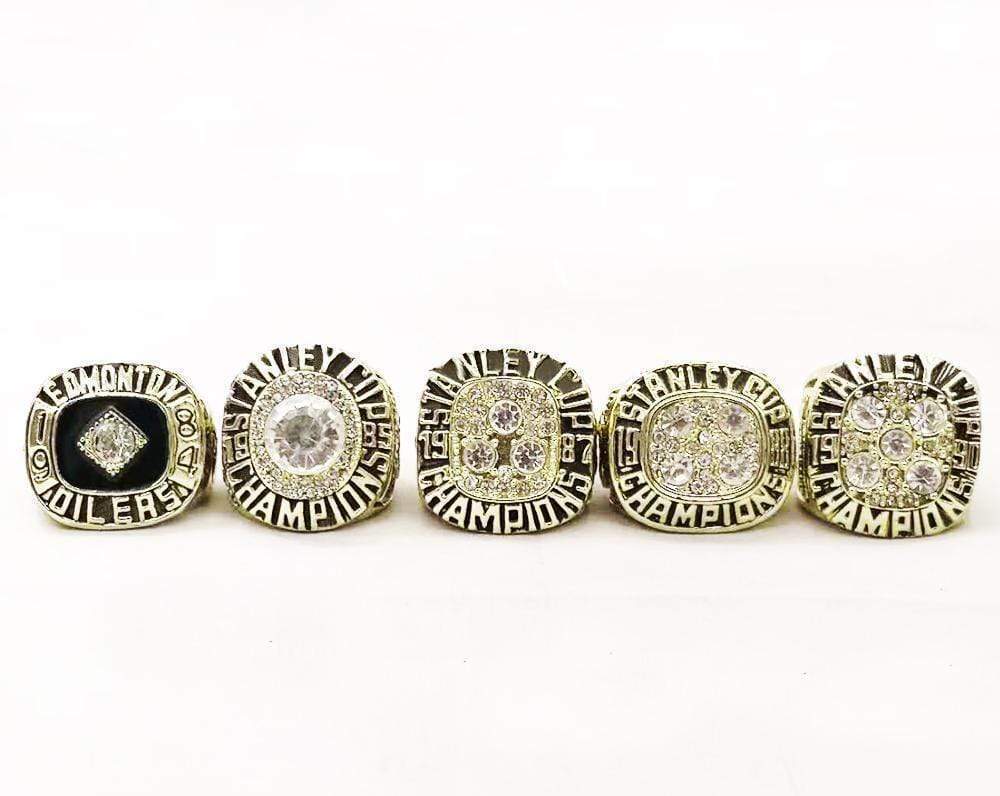 1984/1985/1987/1988/1990 Edmonton Oilers Ring Sets