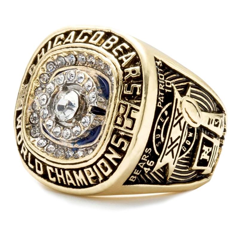 1985 Chicago Bears Super Bowl Rings Championship Replica Ring