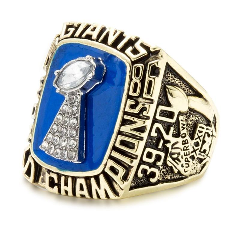 1986 New York Giants Super Bowl Rings Championship Replica Ring
