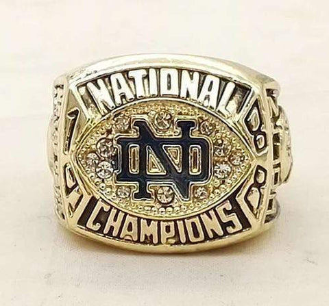 1988 Notre Dame Football National Ring