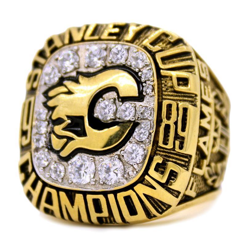 1989 Calgary Flames NHL Championship Ring Stanley Cup Ring