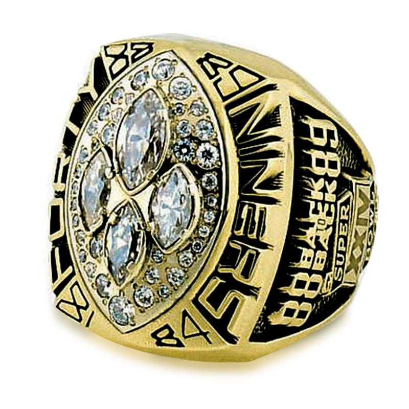 1989 San Francisco 49ers Super Bowl Rings Championship Replica Ring