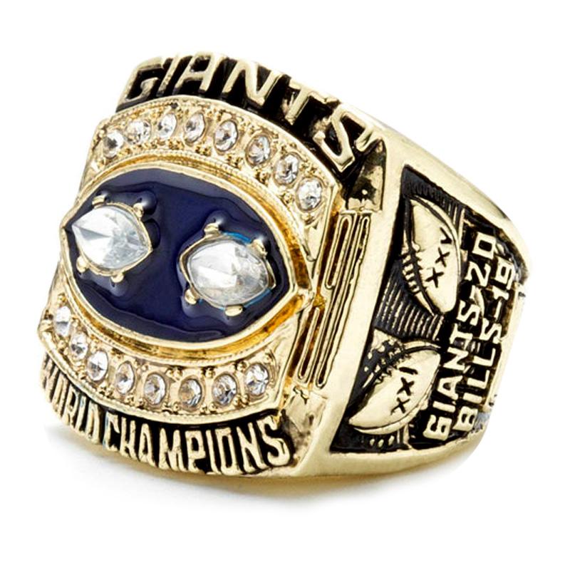 1990 New York Giants Super Bowl Rings Championship Replica Ring