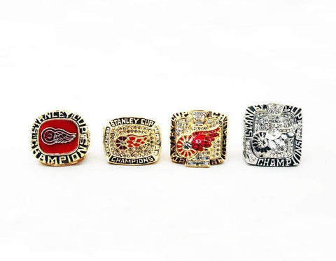 1997/1998/2002/2008 Detroit Red Wings Rings Set