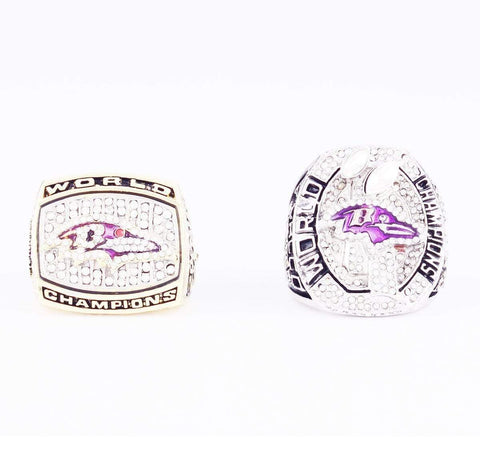 2000/2012 Baltimore Ravens Rings Set