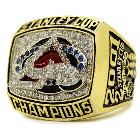 2001 Colorado Avalanche NHL Championship Ring Stanley Cup Ring