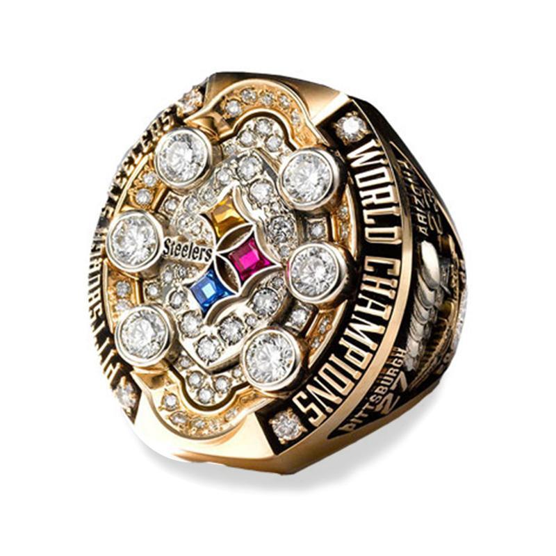 2008 Pittsburgh Steelers Super Bowl Rings Championship Replica Ring