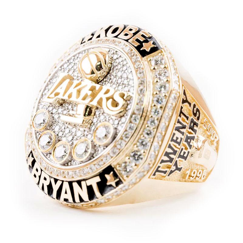 2016 Kobe Bryant Retirement Los Angeles Lakers NBA Basketball Replica Championship Ring