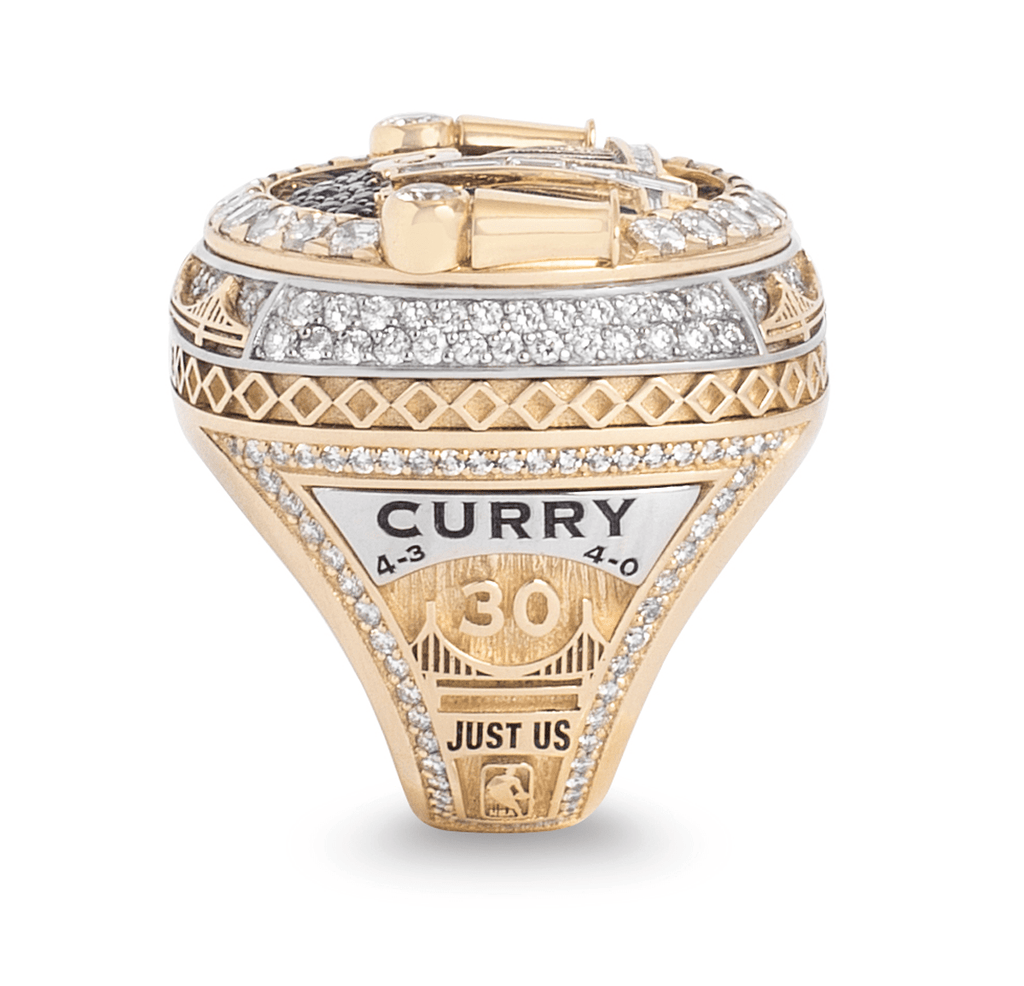 2018 Golden State Warriors Durant/Curry Players Ring
