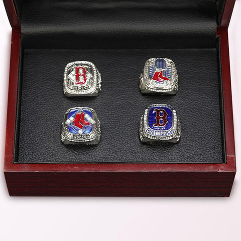 Boston Red Sox baseball Championship Rings Full Set Replica With Box