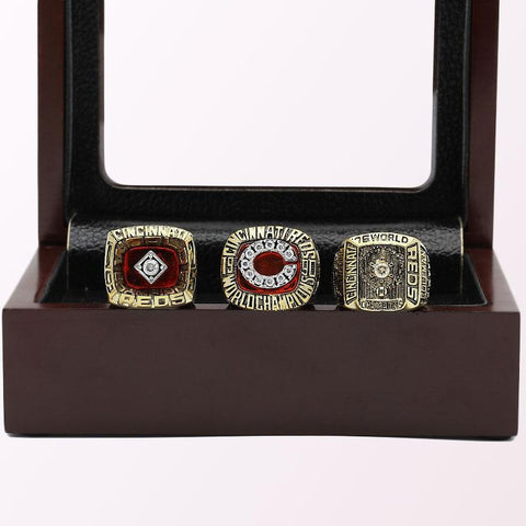 Cincinnati Reds baseball Championship Rings Full Set Replica With Box