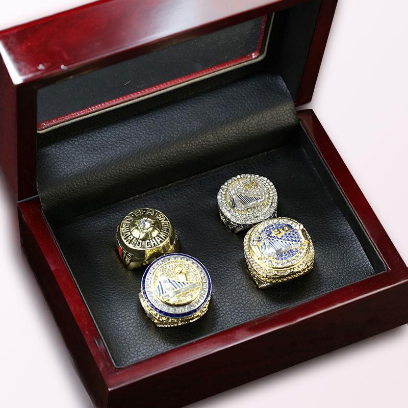 Golden State Warriors NBA Basketball Championship Rings Full Set Replica With Box