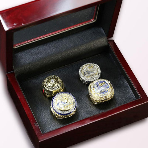Golden State Warriors NBA Basketball Championship Rings Full Set Replica With Box