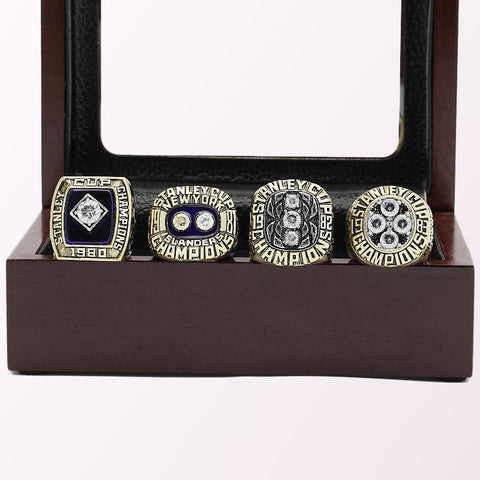 New York Islanders NHL Championship Rings Final Stanley Cup Rings Full Set With Display Box