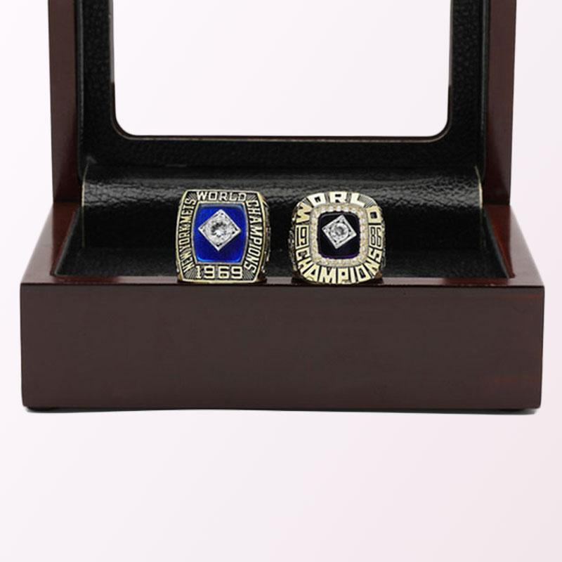 New York Mets Basketball Championship Rings Full Set Replica With Box