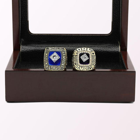 New York Mets Basketball Championship Rings Full Set Replica With Box