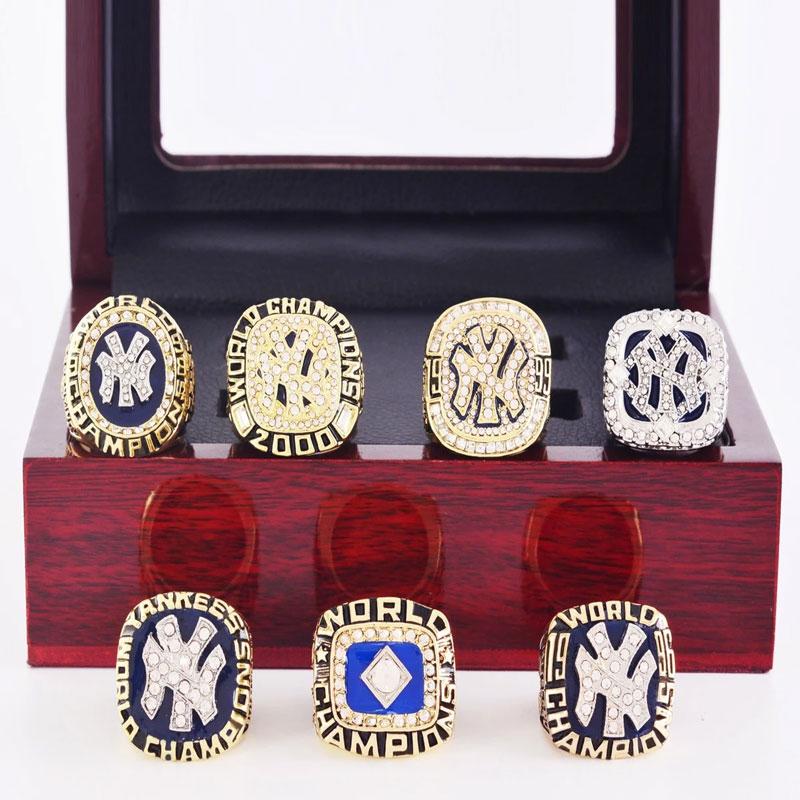 New York Yankees baseball Championship Rings Full Set Replica With Box