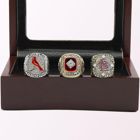 St. Louis Cardinals baseball Championship Rings Full Set Replica With Box