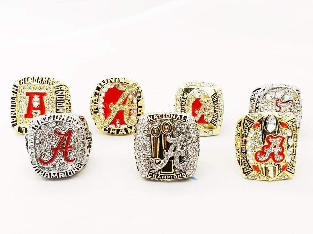 Alabama Crimson Tide Rings Set