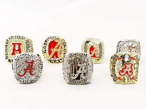 Alabama Crimson Tide Rings Set