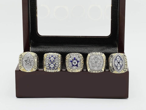 Dallas Cowboys Rings Set (1971, 1977, 1992, 1993, 1995) - Premium Series