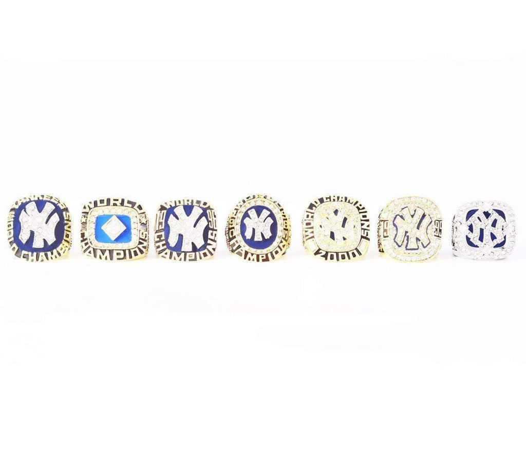 1977/1978/1996/1998/1999/2000/2009 New York Yankees Rings Set