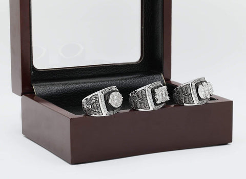 Oakland Raiders Rings Set (1976, 1980, 1983) - Premium Series