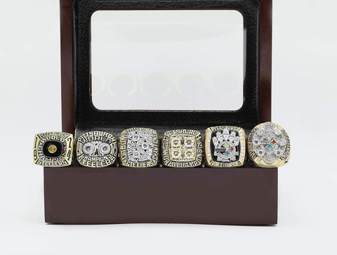 Pittsburgh Steelers Ring Set (1974/1975/1978/1979/2005/2008) - Premium Series