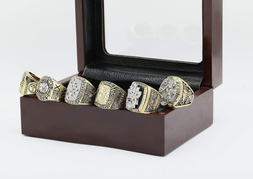 Pittsburgh Steelers Ring Set (1974/1975/1978/1979/2005/2008) - Premium Series