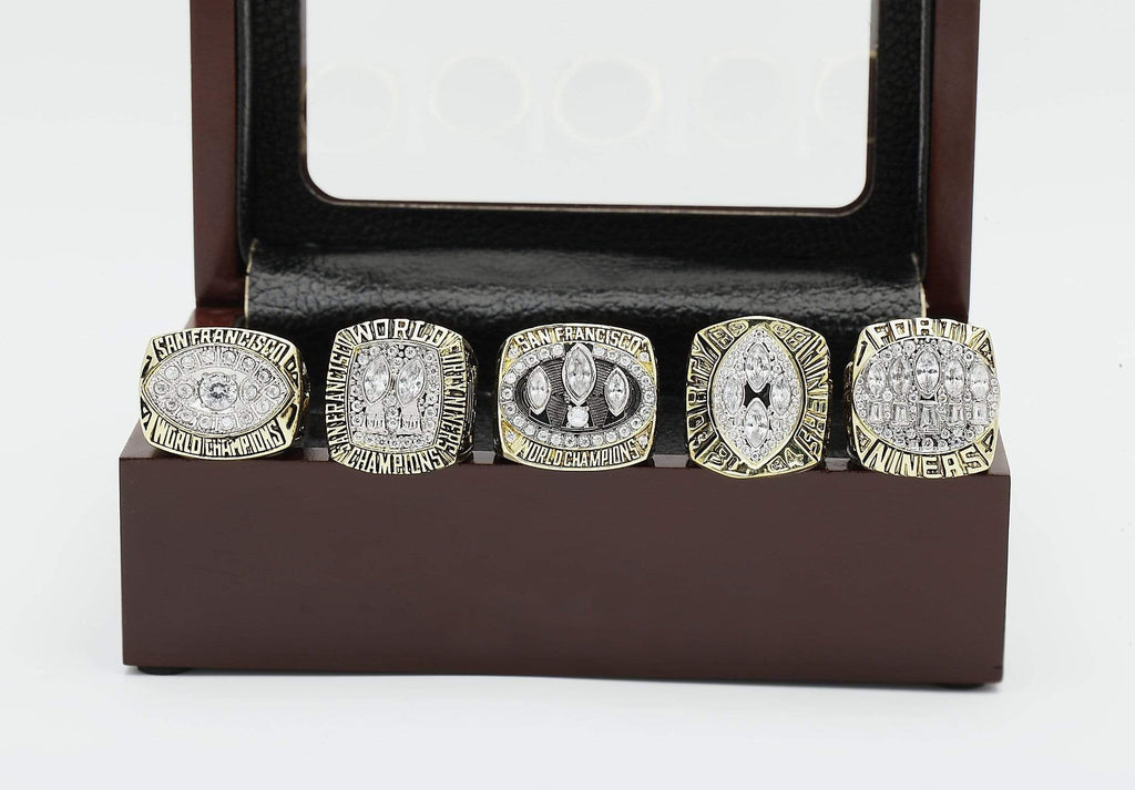 San Francisco 49ers Rings Set (1981/1984/1988/1989/1994) - Premium Series